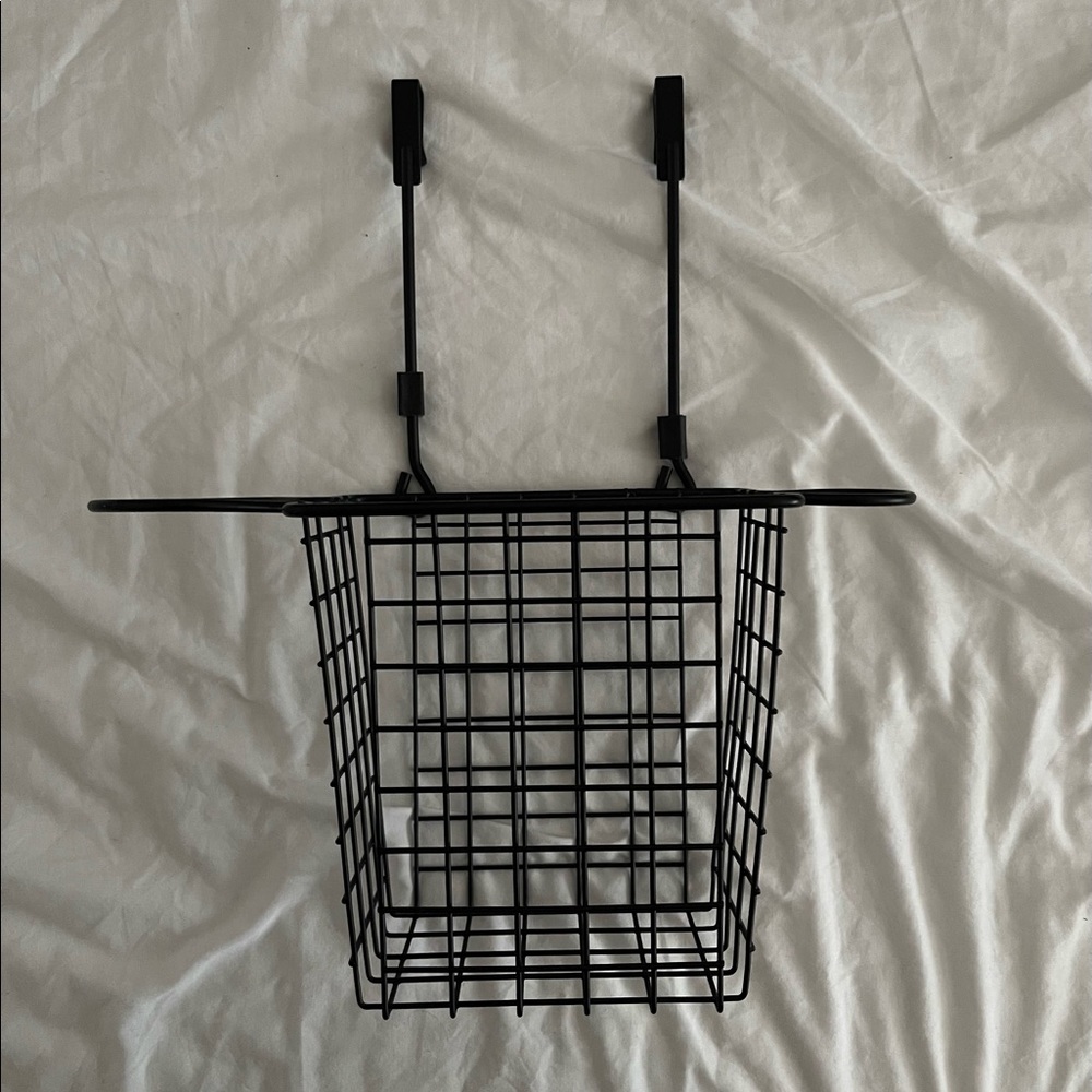 black over the cabinet styling caddy